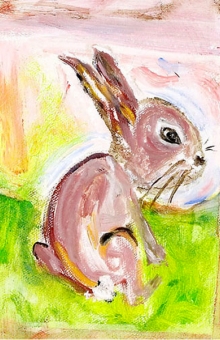 Rabbit Appears (crop) oil